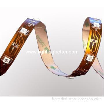 Yellow PCB 3528 led flexible strip,60leds/m